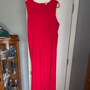 Red jumpsuit